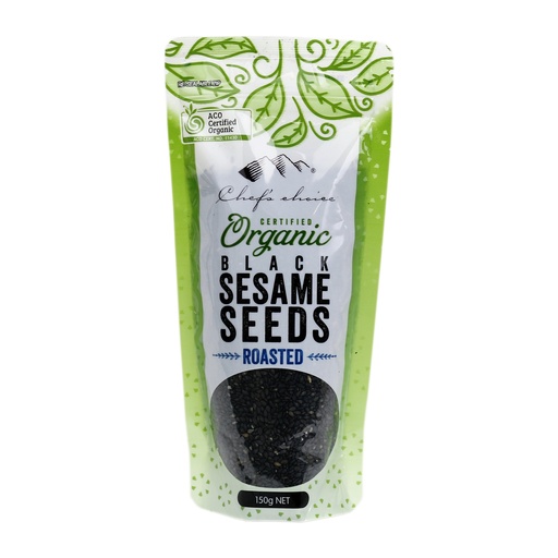 CHEF'S CHOICE | Organic Roasted Black Sesame Seeds, 150g