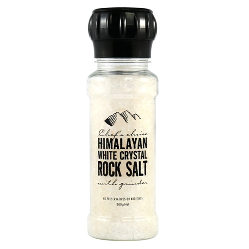 CHEF'S CHOICE | Himalayan White Rock Salt Grinder 200g