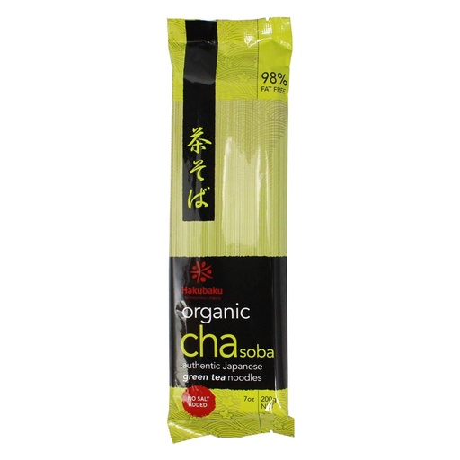 HAKUBAKU | Organic Green Tea Noodles, 200g