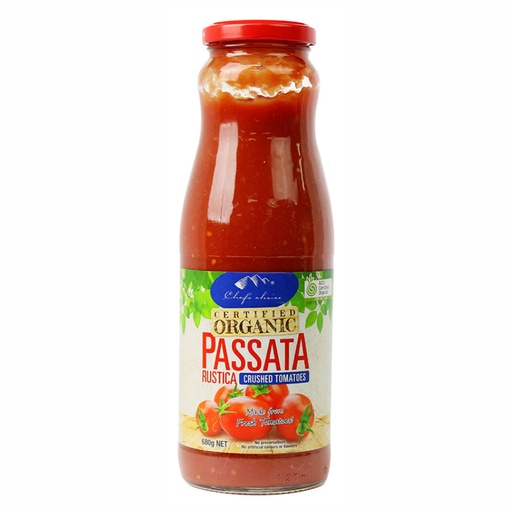CHEF'S CHOICE | Organic Passatta Rustica Crushed Tomato, 680g