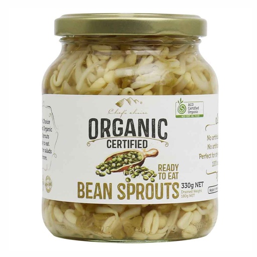 CHEF'S CHOICE | Organic Bean Sprouts, 330g