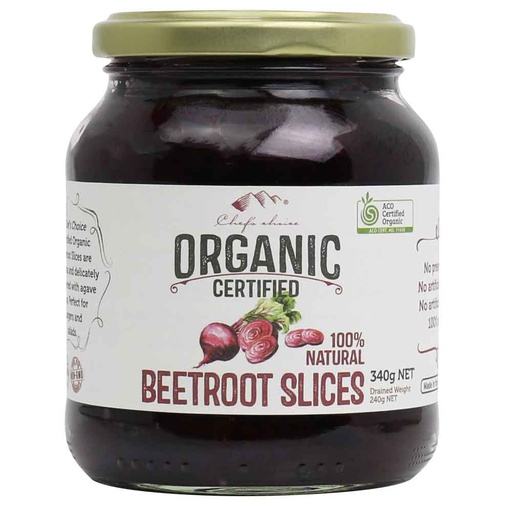 CHEF'S CHOICE | Organic Beetroot Slices, 340g