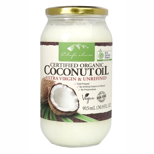 CHEF'S CHOICE | Unrefined Coconut Oil, 915ml