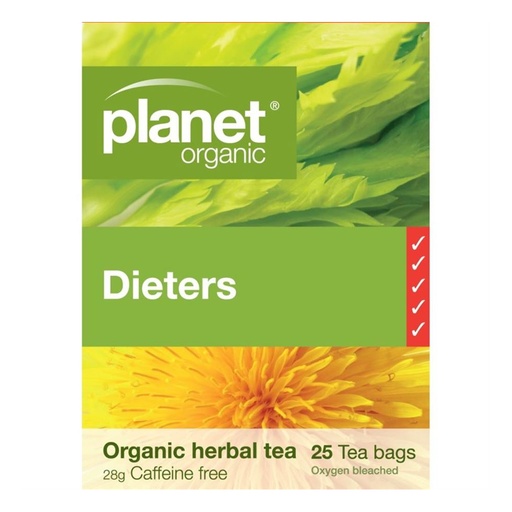 PLANET ORGANIC | Dieters 25 Tea Bags