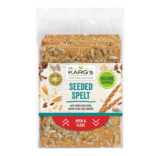 DR KARGS | Organic Crispbread - Seeded Spelt, 200g