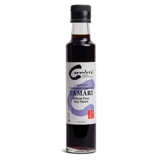 CARWARI | 有機傳統日本淡醬油（不含小麥），250ml