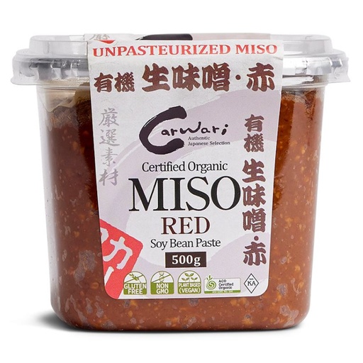 CARWARI | Organic Miso Red Soy Bean Paste, 500g
