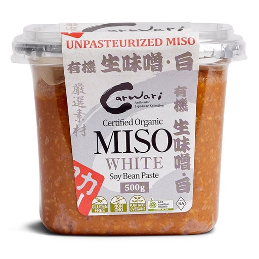 CARWARI |  Organic Miso White Soy Bean Paste, 500g