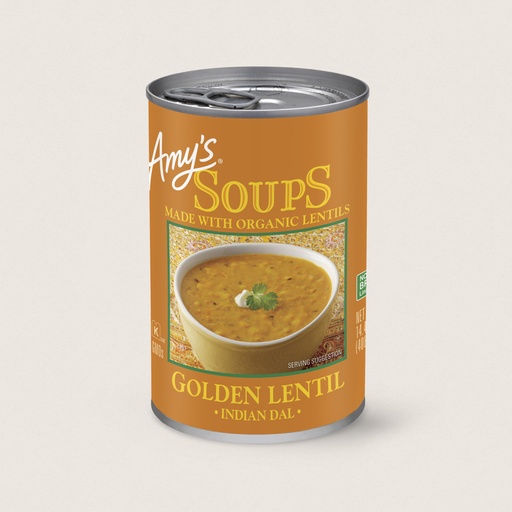AMY'S KITCHEN | Indian Golden Lentil Soup 408g 【Certified Organic】
