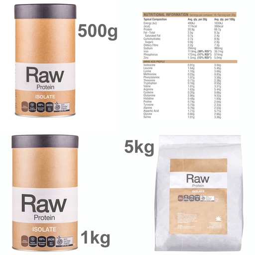 AMAZONIA | Raw Protein Organic Isolate Choc Coconut