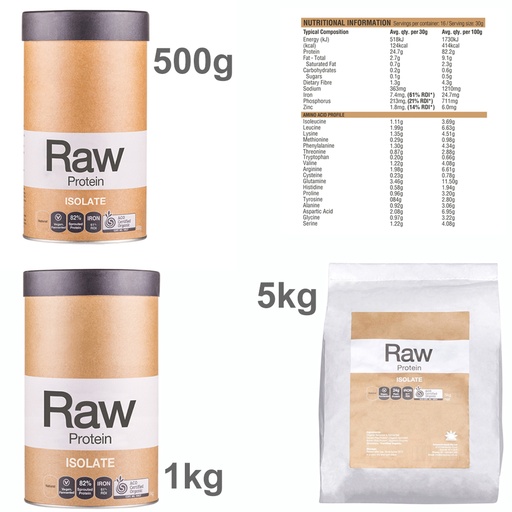 AMAZONIA | Raw Protein Organic Isolate Natural
