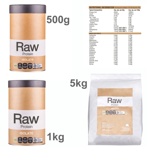 AMAZONIA | Raw Protein Organic Isolate Vanilla