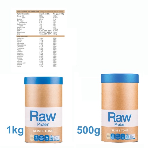 AMAZONIA | Raw Protein Slim & Tone Vanilla Cinnamon 【Certified Organic】