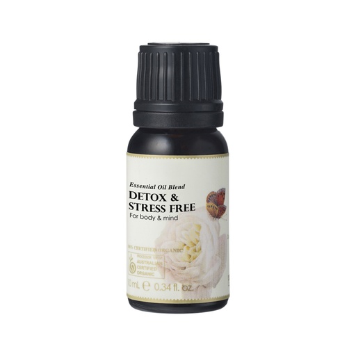 AUSGANICA | Organic Essential Oil Blend Detox & Stress Free (For Body & Mind) 10ml