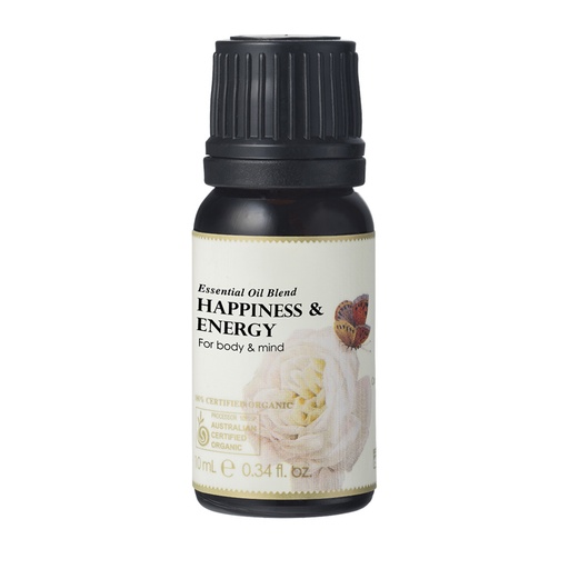 AUSGANICA | Organic Essential Oil Blend Happiness & Energy (For Body & Mind) 10ml