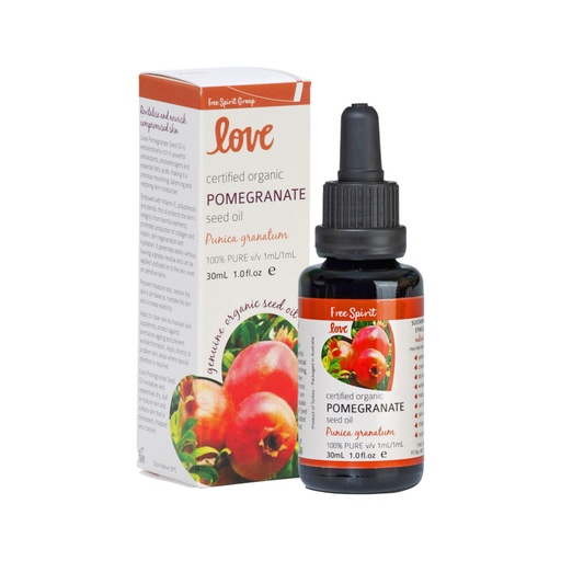 BYRON BAY (FREE SPIRIT) | Love Oils Organic Pomegranate Seed Oil 30ml