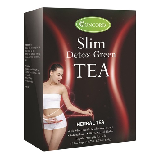 CONCORD | Slim Detox Green Tea, 18 Tea Bags