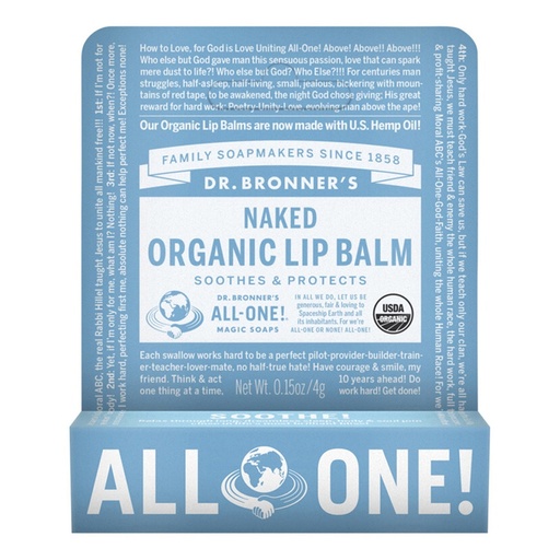 Dr. Bronner's 有机润唇膏 无香型