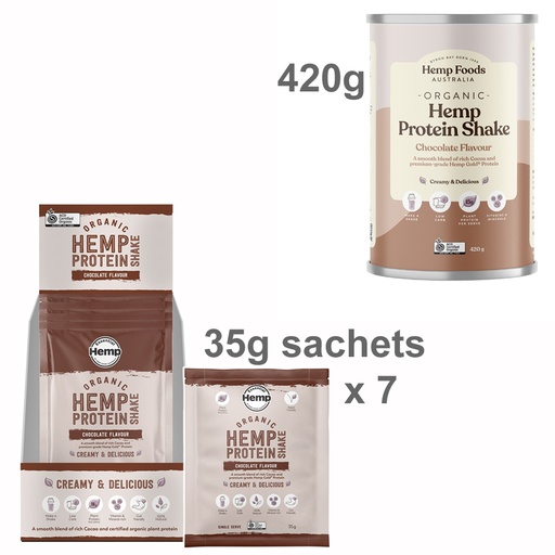 HEMP FOODS AUSTRALIA | 有機巧克力大麻蛋白飲品