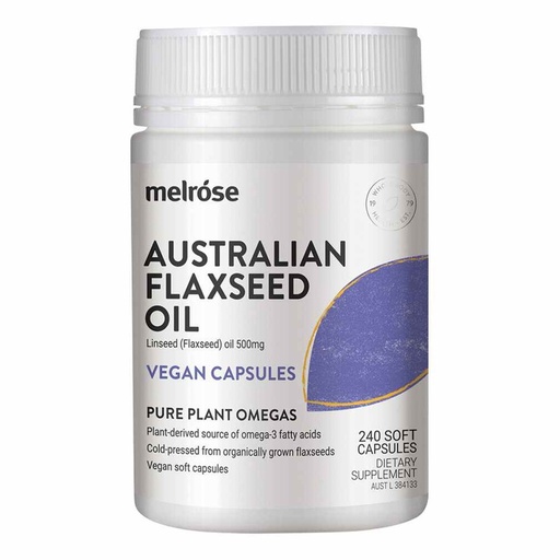 MELROSE | Australian Flaxseed Oil Vegan Capsules 240vc