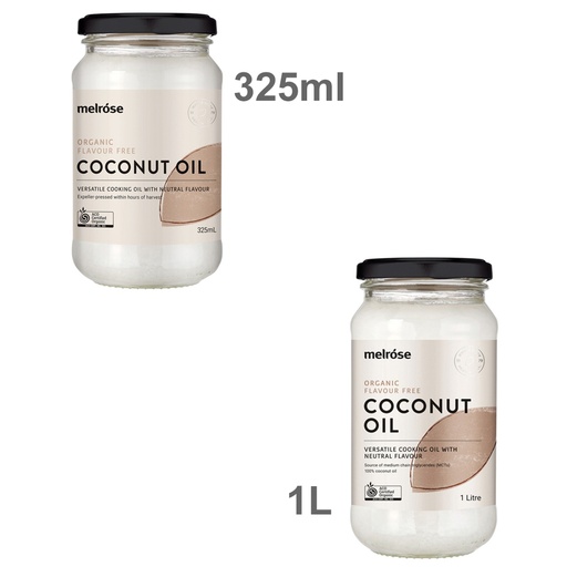 MELROSE | Organic Coconut Oil Flavour Free