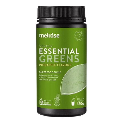 MELROSE | Organic Essential Greens Pineapple Powder 120g