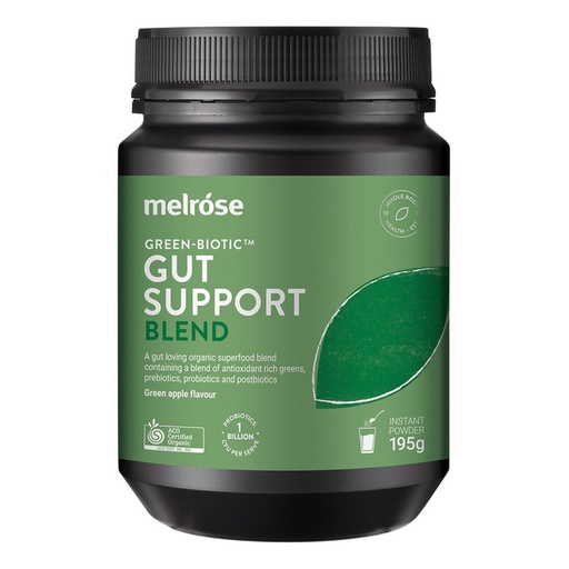 MELROSE | Organic Green-Biotic Gut Support Blend Green Apple 195g