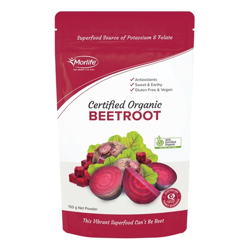 MORLIFE | Organic Beetroot Powder 150g
