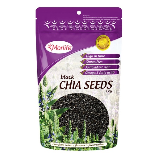 MORLIFE | Organic Chia Seeds 150g