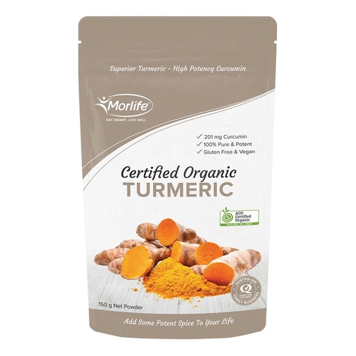 MORLIFE | Organic Turmeric 150g