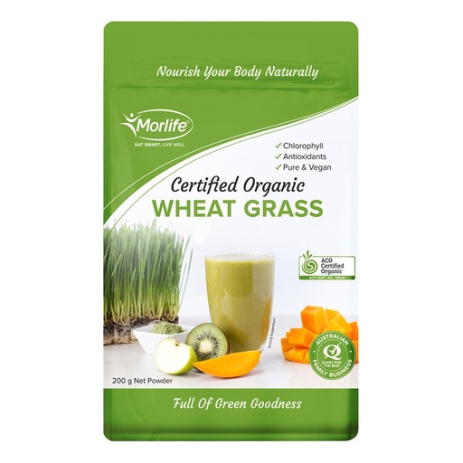 MORLIFE | Organic Wheat Grass 200g