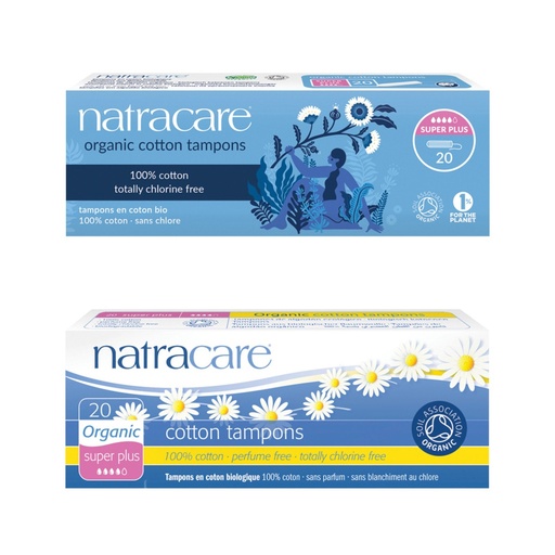 NATRACARE | 有機棉衛生棉條，超級加大型，20片裝