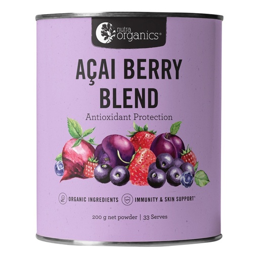 NUTRA ORGANICS | Organic Acai Berry Blend 200g