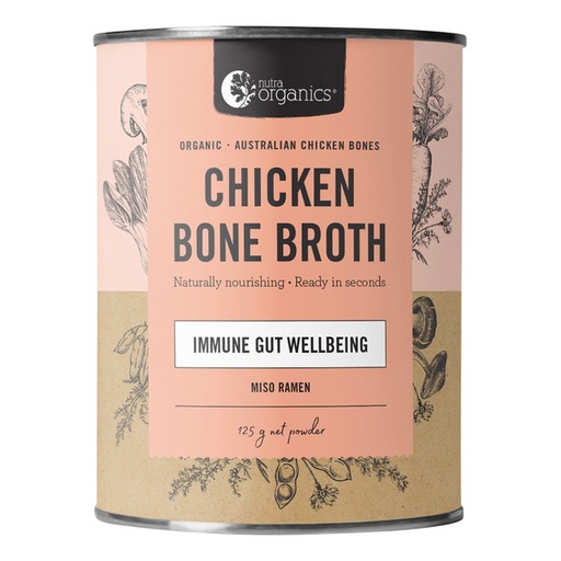 NUTRA ORGANICS | Organic Bone Broth Chicken Miso Ramen 125g
