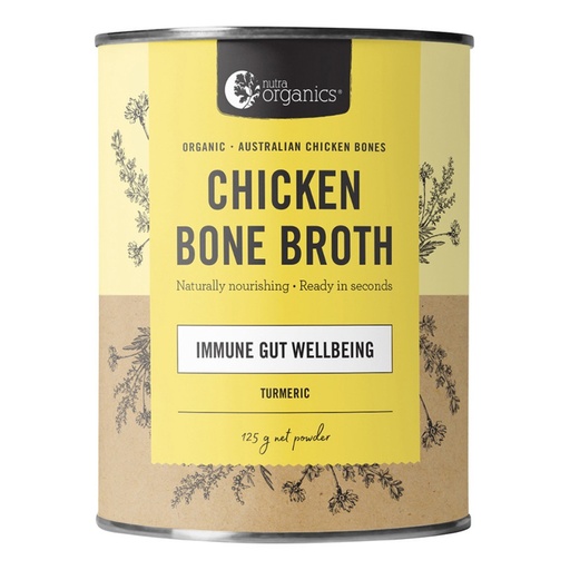 NUTRA ORGANICS | Organic Bone Broth Chicken Turmeric 125g