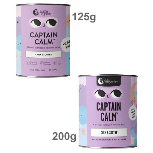 NUTRA ORGANICS | Organic Captain Calm (Calm & Soothe) Bubblegum