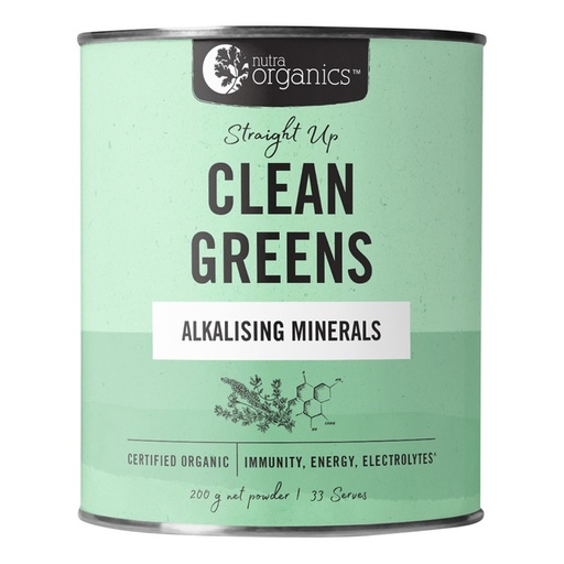 NUTRA ORGANICS | Organic Clean Greens Straight Up 200g
