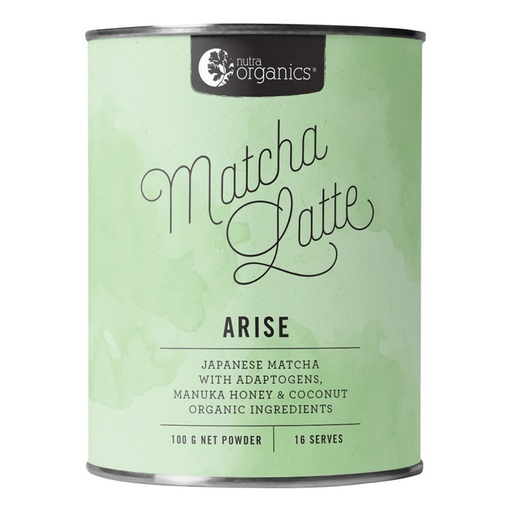 NUTRA ORGANICS | Organic Matcha Latte (Arise) 100g