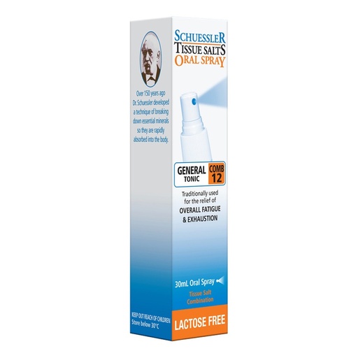 MARTIN & PLEASANCE | Schuessler Tissue Salts Comb 12 (General Tonic) Spray 30ml