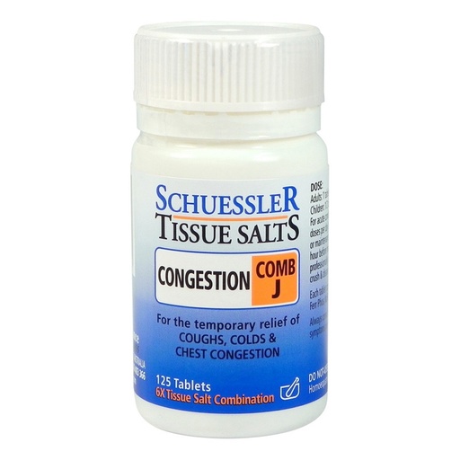 MARTIN & PLEASANCE | Schuessler Tissue Salts Comb J (Congestion) 125t
