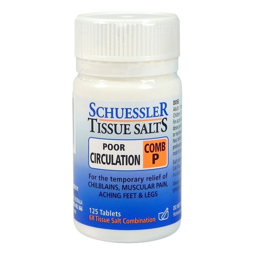 MARTIN & PLEASANCE | Schuessler Tissue Salts Comb P (Poor Circulation) 125t