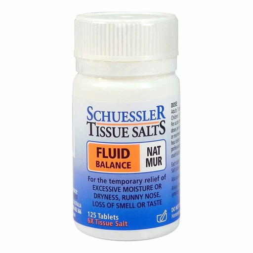 MARTIN & PLEASANCE | Schuessler Tissue Salts Nat Mur (Fluid Balance) 125t