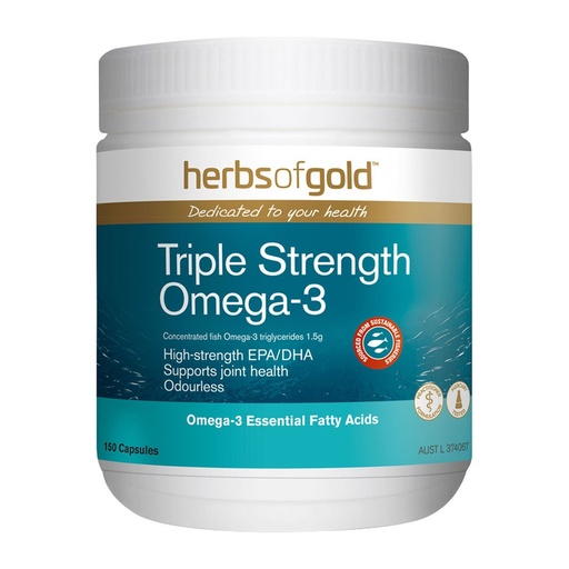 HERBS OF GOLD | 三倍強度 Omega-3 150c