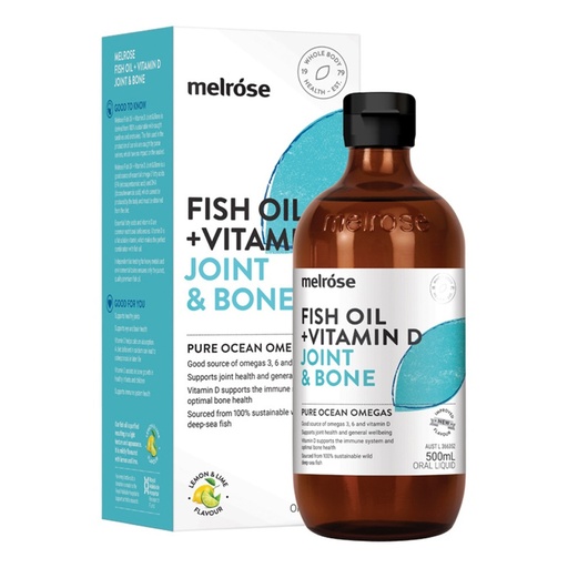 MELROSE | Fish Oil + Vitamin D (Joint & Bone) 500ml