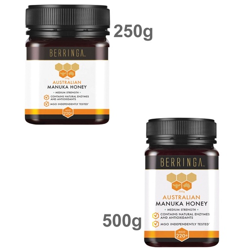 BERRINGA | Australian Manuka Honey Medium Strength (MGO 220+)