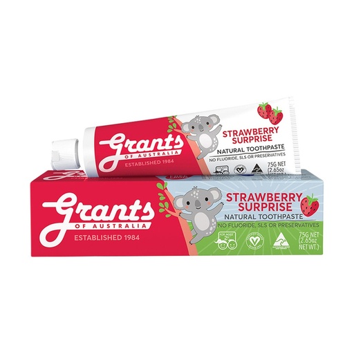 GRANTS OF AUSTRALIA | 天然牙膏 兒童草莓驚喜 75g