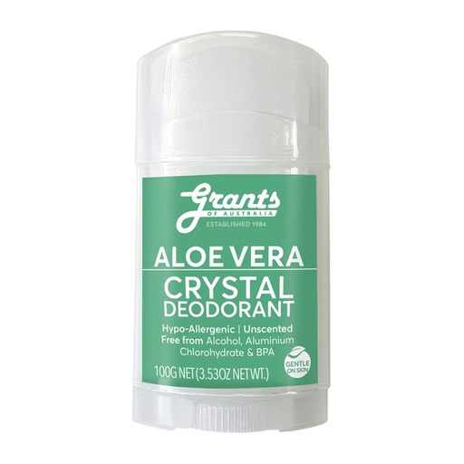 GRANTS OF AUSTRALIA | Crystal Deodorant Stick Aloe Vera 100g