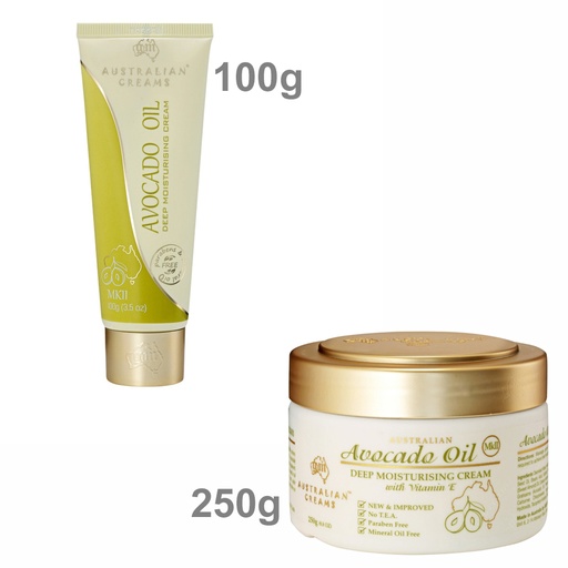 AUSTRALIAN CREAMS MKII | Avocado Oil Deep Moisturising Cream with Vitamin E