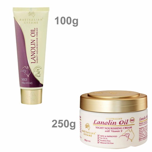 AUSTRALIAN CREAMS MKII | Lanolin Oil Night Nourishing Cream with Vitamin E
