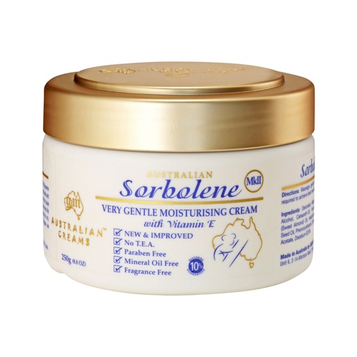 AUSTRALIAN CREAMS MKII | Sorbolene Very Gentle Moisturising Cream with Vitamin E 250g
